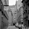 Tunnelgatan, numera Olof Palmes gata, Stockholm. (1966)