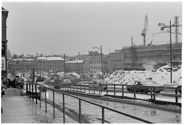 Probably Mäster Samuelsgatan, Stockholm. (1972)
