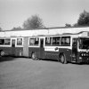 SL bus nr 6244 at the turnaround at Tyresö slott. (1987)
